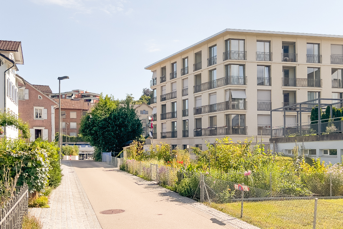 Neues wohnen am Bahnhof in Flawil
